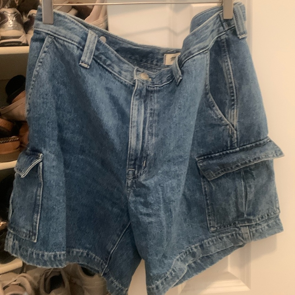 Madewell Cargo Denim shorts